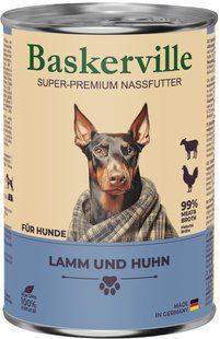 Baskerville ЯГНЯ/ПІВЕНЬ - консерви для собак - 800 г % Petmarket