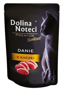 Dolina Noteci Danie &mdash; консервы для стерилизованных кошек и котов с уткой &mdash; 85 г Petmarket
