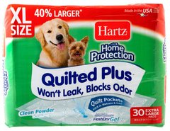 Hartz Home Protection XL - пелюшки для собак та цуценят (аромат пудри) - 30 шт. 53x76 см Petmarket