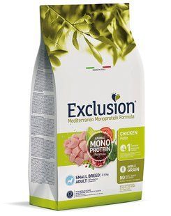 Exclusion Noble Grain Adult Chicken Small Breed &mdash; корм для взрослых собак мелких пород с курицей Petmarket
