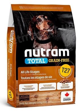 Nutram TOTAL Turkey & Chicken Small/Toy Breed - корм холистик для собак и щенков мелких и мини пород (индейка/курица) - 2 кг % Petmarket