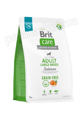 Brit Care Dog Grain-free Large - беззерновой корм для собак крупных пород (лосось), 12 кг Petmarket