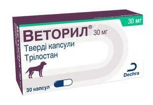 Dechra Vetoryl - Дехра Веторіл - капсули для контролю та лікування синдрому Кушинга у собак Petmarket