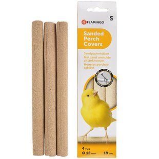 Flamingo SANDED PERCH COVERS - чохол на жердинку з піщаним покриттям для птахів - 12 мм / 4 шт. Petmarket
