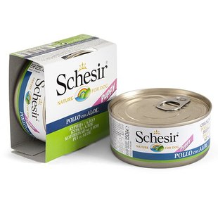 Schesir Puppy Chicken & Aloe - Курка/Алое - консерви для цуценят - 150 г Petmarket