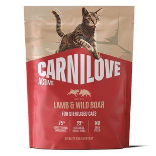 Carnilove Lamb & Wild Boar Sterilised - корм для стерилізованих кішок і котів (ягня/дикий кабан) - 6 кг Petmarket