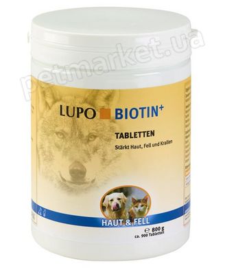 Luposan BIOTIN Plus - добавка для здоровья кожи и шерсти собак и кошек - 900 табл. % Petmarket