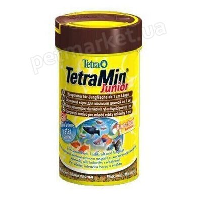 Tetra TETRAMIN Junior - Тетрамин Юниор - основной корм для мальков аквариумных рыб Petmarket