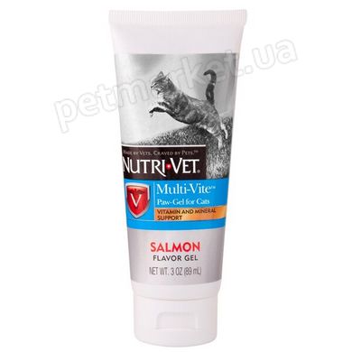 Nutri-Vet MULTI-VITE Paw-Gel - витаминно-минеральный комплекс для кошек - 89 мл Petmarket