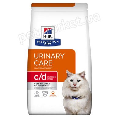 Hill's PD C/D Multicare Stress Feline - лечебный корм для кошек при заболеваниях мочевыводящих путей - 8 кг Petmarket