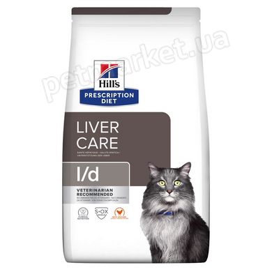 Hill's PD Feline L/D Liver Care - лікувальний корм для котів при захворюванні печінки - 1,5 кг Petmarket