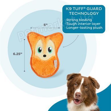 Outward Hound Durablez Fox Org - Аутвард Хаунд Лиса мини - игрушка-пищалка для собак Petmarket