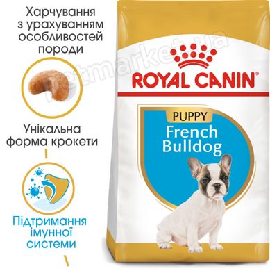 Royal Canin FRENCH BULDOG Puppy - Роял Каніні сухий корм для цуценят французького бульдога - 10 кг % Petmarket