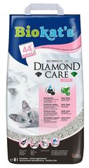 Biokat's DIAMOND CARE Fresh комкующийся наполнитель для кошачьего туалета (аромат пудры) - 8 л Petmarket