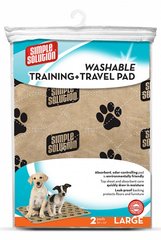 Simple Solution WASHABLE TRAINING & TRAVEL PAD - багаторазові вбираючі пелюшки для собак (2 шт.) Petmarket