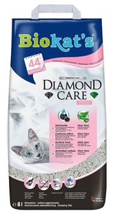 Biokat's DIAMOND CARE Fresh грудкуючий наповнювач для котячого туалету (аромат пудри) - 8 л Petmarket