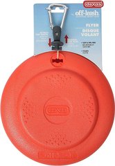 Dexas OFF LEASH Frisbee Flyer - Офф-лиш Летающая тарелка с карабином - игрушка для собак Petmarket