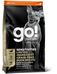 Go! Solutions SENSITIVITIES Duck - беззерновой корм для собак и щенков с чувствительным пищеварением (утка) Petmarket