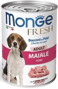 Monge Fresh Dog Adult Pork - консерви для собак зі свининою - 400 г Petmarket