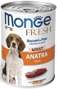 Monge Fresh Dog Adult Duck - консерви для собак з качкою - 400 г Petmarket