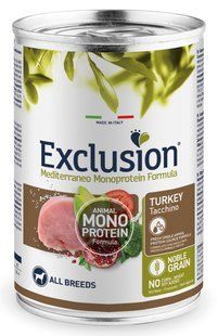Exclusion Noble Grain Adult Turkey All Breeds - Ексклюжн - консерва для собак всіх порід з індичкою Petmarket