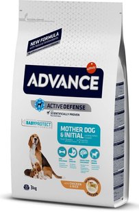 Advance MOTHER DOG & INITIAL - корм для цуценят, вагітних і годуючих собак всіх порід - 3 кг Petmarket