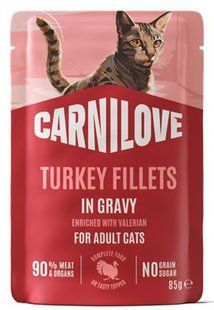 Carnilove Gravy Turkey with Valerian - вологий корм для котів (індичка/валеріана) - 85 г Petmarket