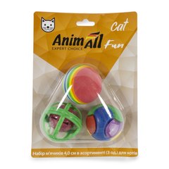 AnimAll Фан - Набор мячиков для кошек Petmarket
