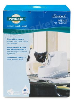 PetSafe DRINKWELL Mini Pet - фонтан-поїлка для собак і котів Petmarket