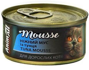 AnimAll Mousse Tuna - влажный корм для кошек (мусс с тунцом) Petmarket