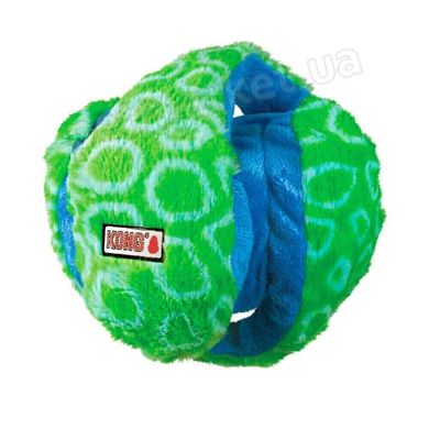 Kong FUNZLERS - Веселый мяч - игрушка для собак - зеленый-голубой М % Petmarket