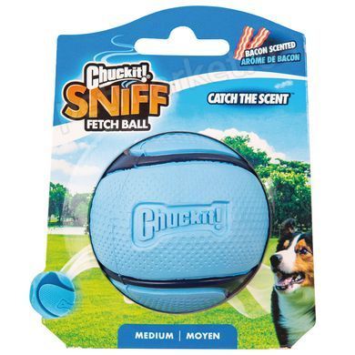 Chuckit! Bacon Sniff Fetch Ball - Чакит! Мяч - игрушка для собак с ароматом бекона - M Petmarket