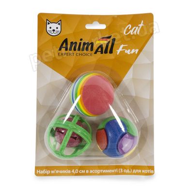 AnimAll Фан - Набір м'ячиків для котів Petmarket