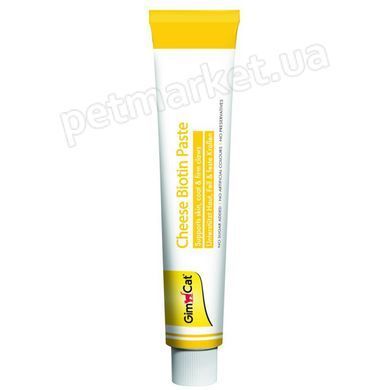 GimCat Cheese-Biotin паста для кожи и шерсти кошек - 100 г Petmarket