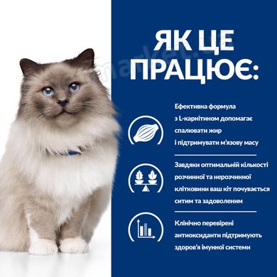 Hill's PD Feline R/D Weight Reduction - лікувальний корм для котів з надмірною вагою - 5 кг Petmarket
