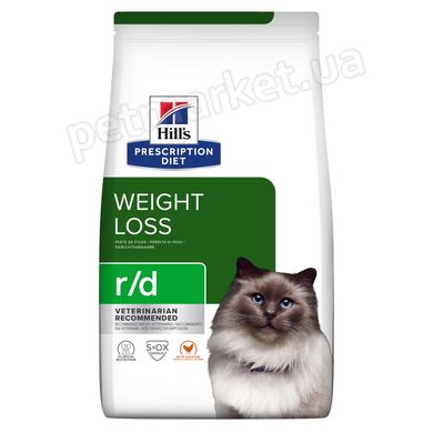Hill's PD Feline R/D Weight Reduction - лечебный корм для кошек с избыточным весом - 3 кг Petmarket