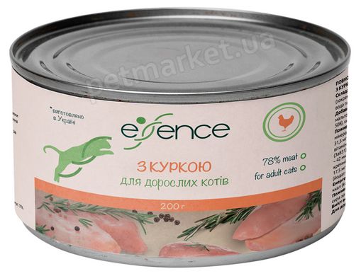 Essence Курица влажный корм для котов - 200 г Petmarket