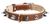 Collar WauDog SOFT - кожаный ошейник с шипами для собак - 30-39 см, Коричневый Petmarket