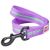 Collar WAUDOG Nylon - светонакопительный поводок для собак - 122 см / 20 мм, Фиолетовый Petmarket