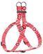Collar WAUDOG Nylon Етно - нейлонова шлея для собак - M, Червоний Petmarket