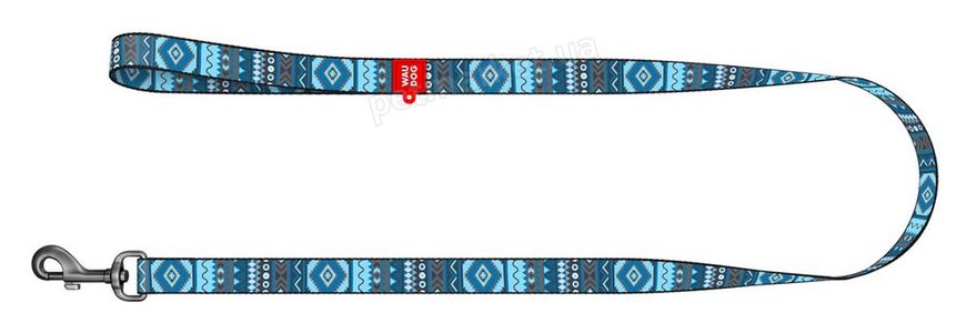 Collar WAUDOG Nylon Этно - нейлоновый поводок для собак - 122 см / 20 мм, Красный Petmarket