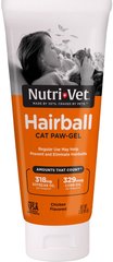 Nutri-Vet HAIRBALL Paw-Gel - добавка для выведения шерсти из ЖКТ кошек АКЦИЯ-15% Petmarket