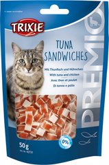 Trixie PREMIO Tuna Sandwiches - ласощі для котів (тунець/курка) - 50 г Petmarket