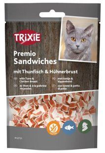 Trixie PREMIO Tuna Sandwiches - ласощі для котів (тунець/курка) - 50 г Petmarket