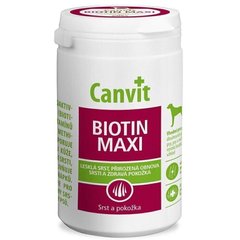 Canvit BIOTIN MAXI - Біотин Максі - добавка для здоров'я шкіри і шерсті собак великих порід - 230 г Petmarket