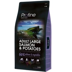 Profine Adult Large Salmon & Potatoes - корм для собак крупных пород - 15 кг Petmarket