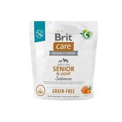 Brit Care Grain-free Senior & Light - беззерновий корм для старіючих собак та з зайвою вагою (лосось), 12 кг Petmarket