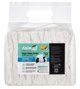 AnimAll Expert Choice Diapers For Male Dogs - гігієнічний пояс для псів Petmarket