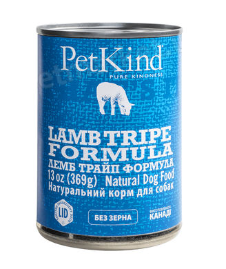 PetKind LAMB TRIPE FORMULA - влажный корм для собак и щенков (ягненок/индейка) - 369 г Petmarket