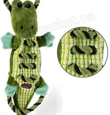 Petstages Gator Ropes - Крокодил - прочная игрушка для собак Petmarket